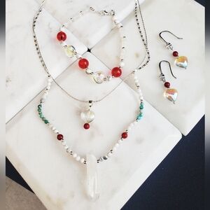 925 solid sterling silver pendant Necklace